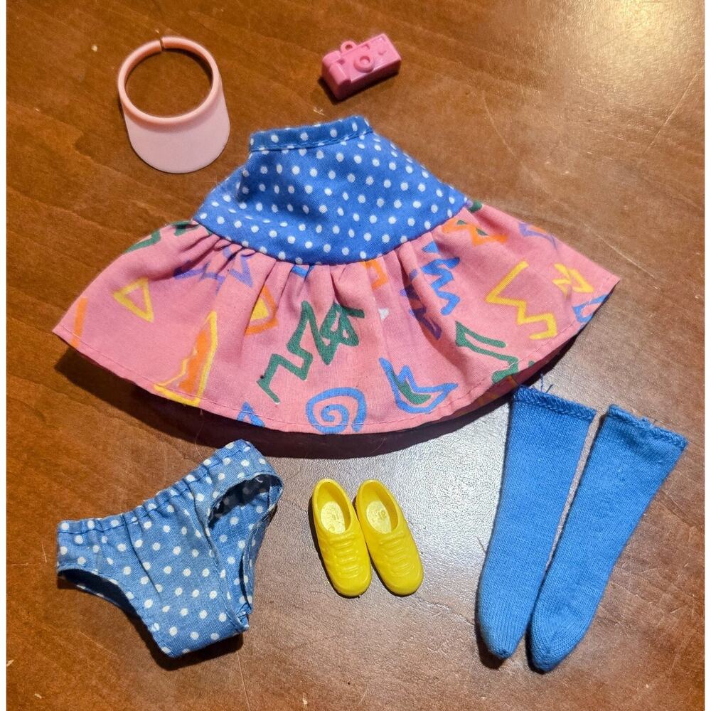 California Dream Barbie 1987 Vintage Clothes Outfit Doll Accessories Lot